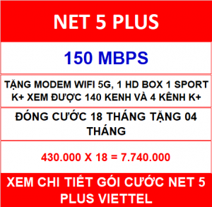 Net 5 Plus Viettel 18 Th