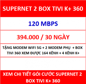 Supernet 2 Box Tivi K+ 360