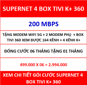 Supernet 4 Box Tivi K+ 360 06 Th