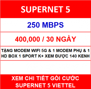 Supernet 5 Viettel 1 Home Wifi