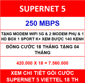 Supernet 5 Viettel 2 Home Wifi 18 Th