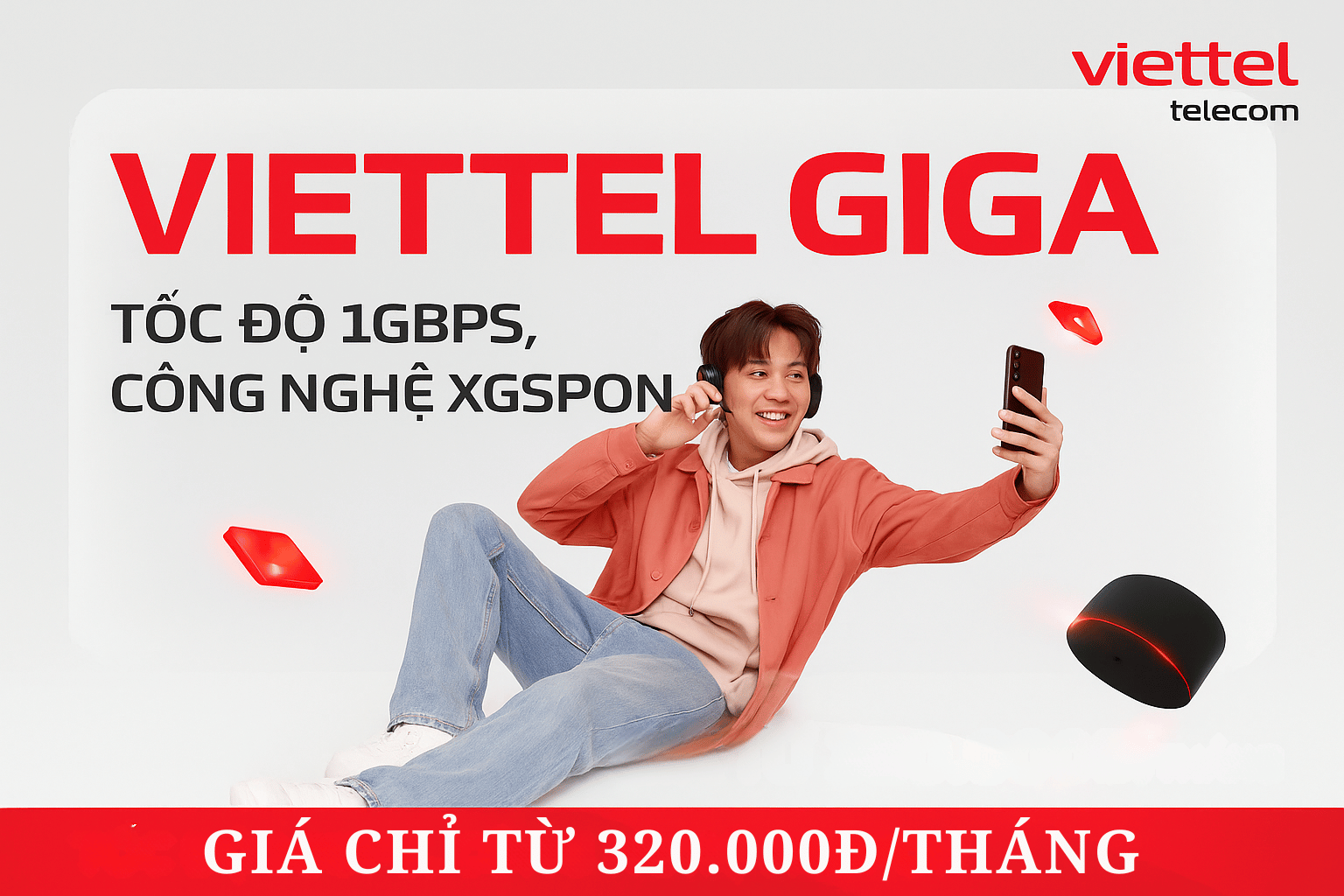 Gói GIGA Viettel 2026 – Internet Cáp Quang 1Gbps Chuẩn XGSPON Siêu Tốc