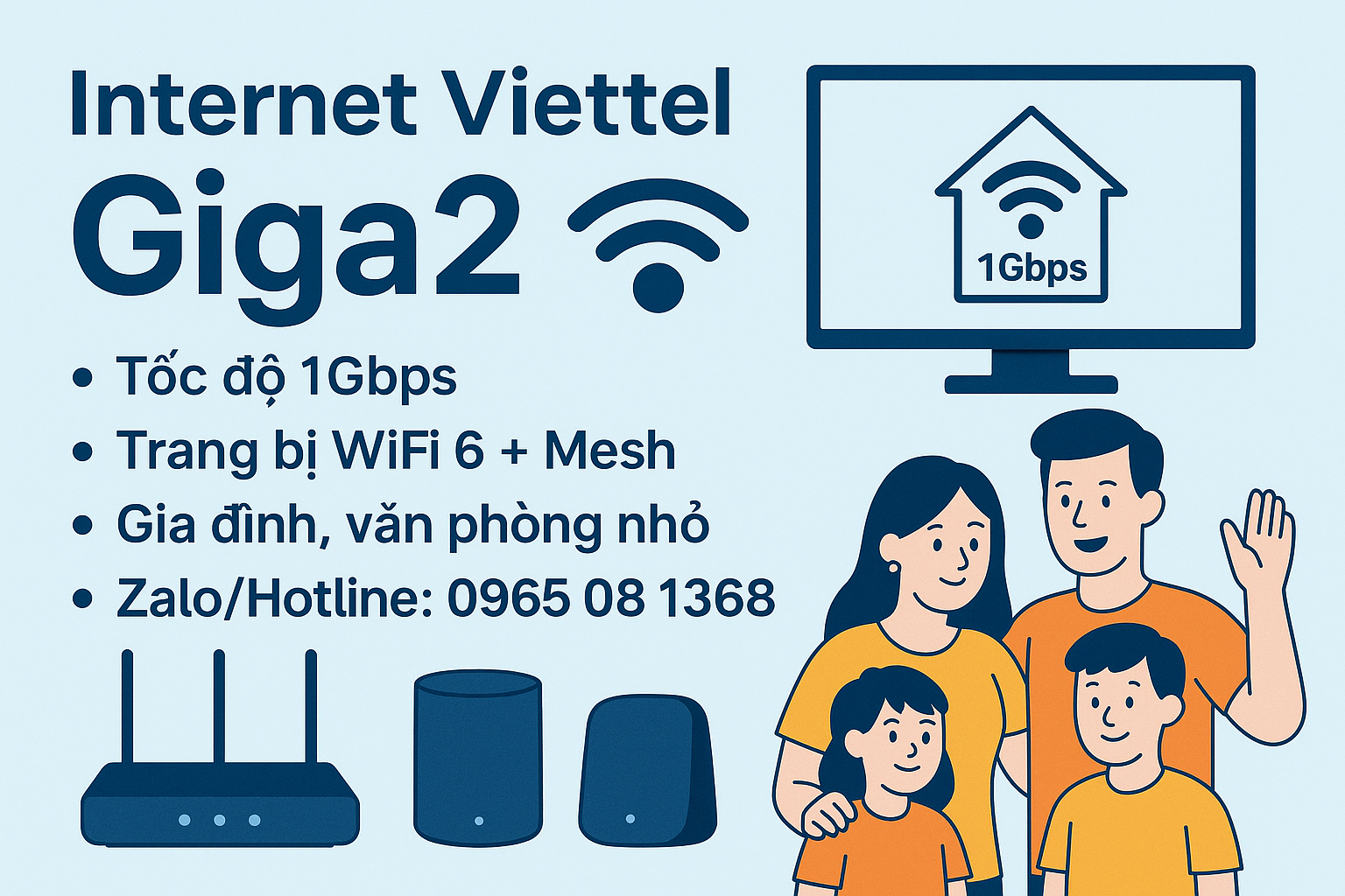 Gói Internet Viettel Giga2